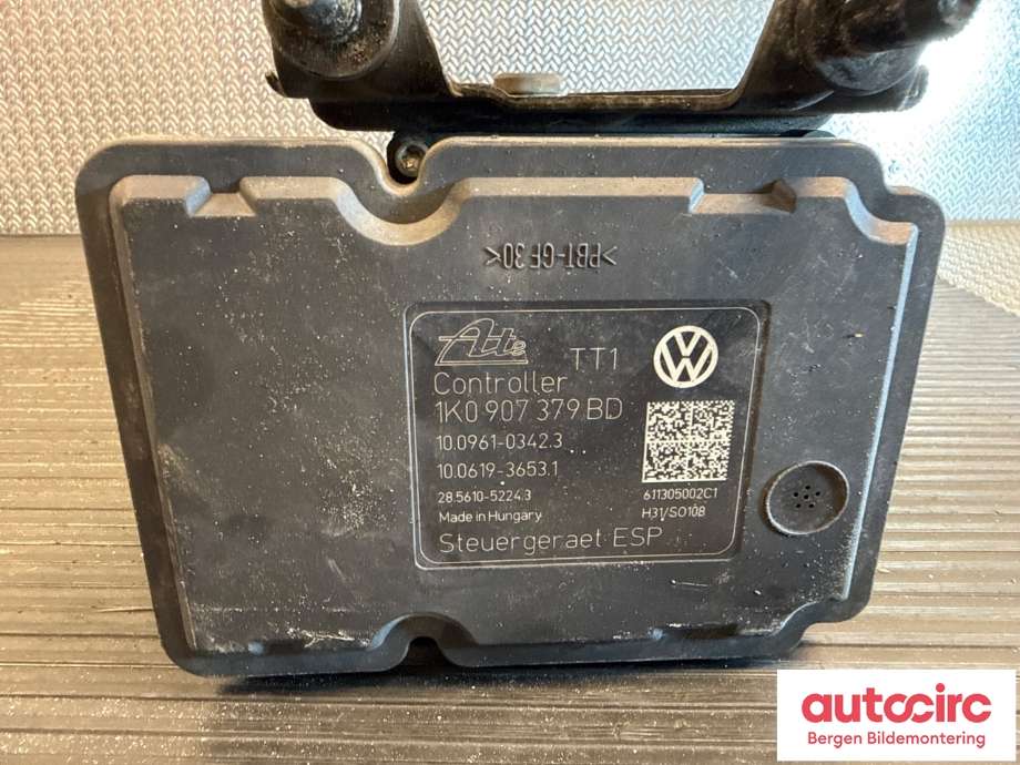 ABS sentral til VW Caddy 2010-2015 (Type III, Fase 2) (VOLKSWAGEN|1K0 614 517 CN|)