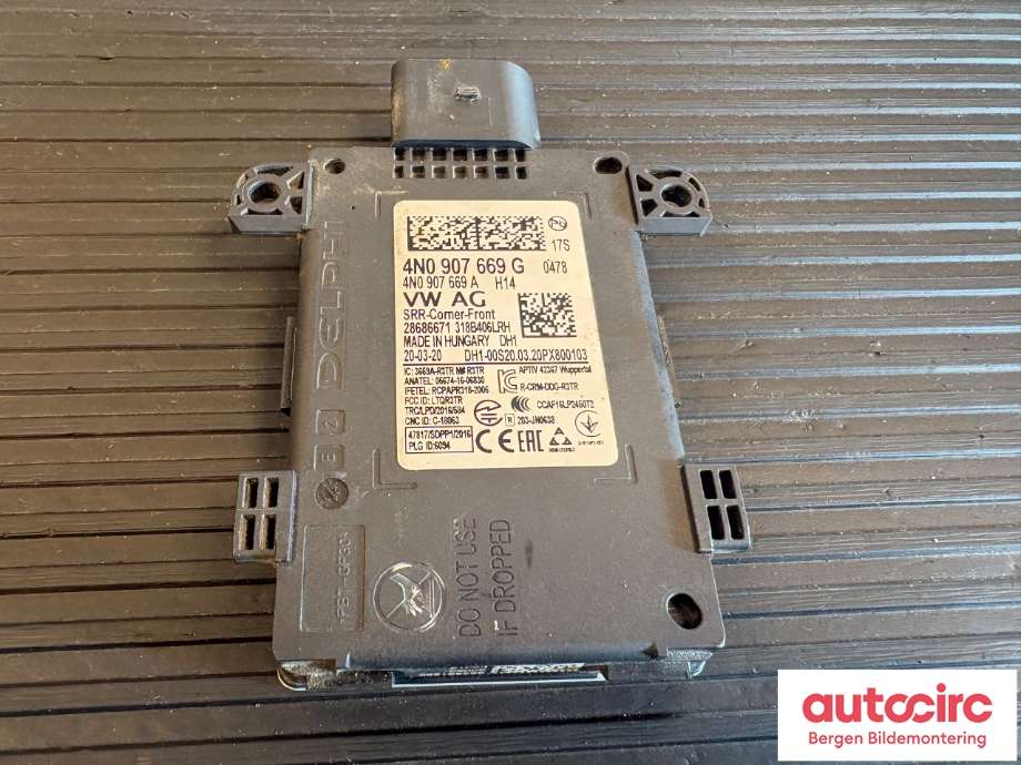 Sensor radar til Porsche Taycan 2019-->> (PORSCHE|PAD 907 669|PAA 907 669|)