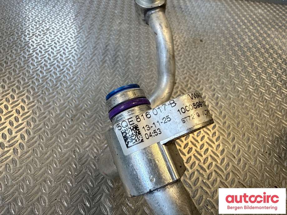 Aircondition rør til VW e-Golf 2017-2020 (Fase 2)  (VOLKSWAGEN|5QE 816 017 B|5QE 816 017 A|)