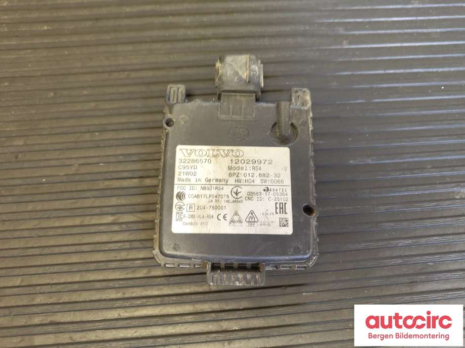 Sensor radar til Volvo V90 / V90 CC / S90 2016-->> (VOLVO|32286570|)