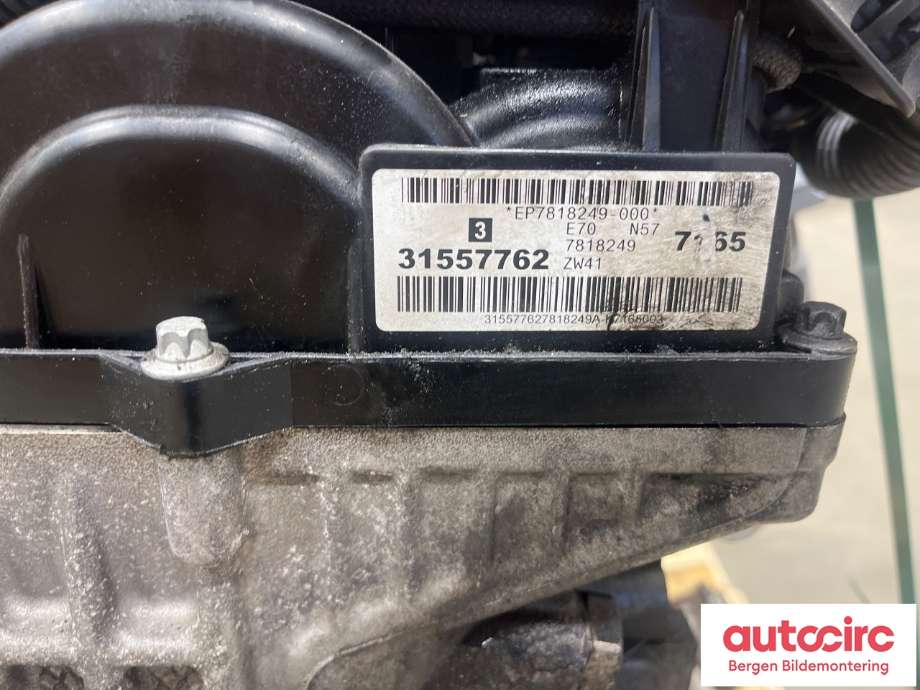 Motor diesel til BMW X5 2007-2013 (E70) (E70) (BMW|11 00 2 180 689||N57D30A)
