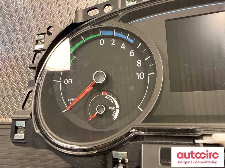 Speedometer til VW e-Golf 2017-2020 (Fase 2)  (VOLKSWAGEN|5GE 920 755 D|)