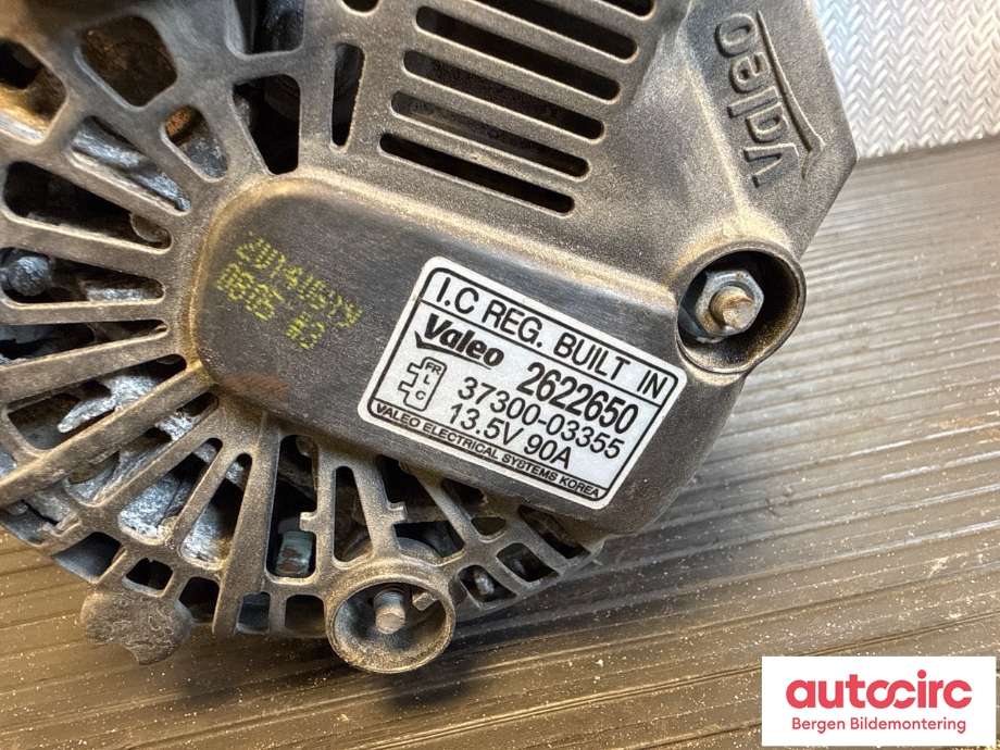 Dynamo til Hyundai i20 2015-2020 (Type II)  (HYUNDAI|37300 03355|)