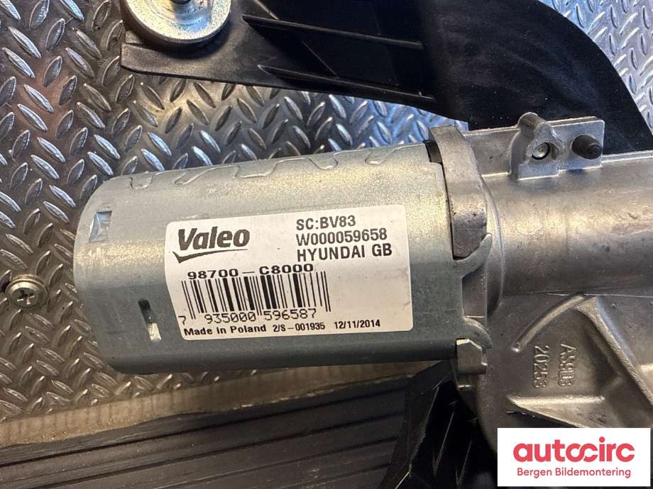 Viskermotor bakrute til Hyundai i20 2015-2020 (Type II)  (HYUNDAI|98700C 8000|)