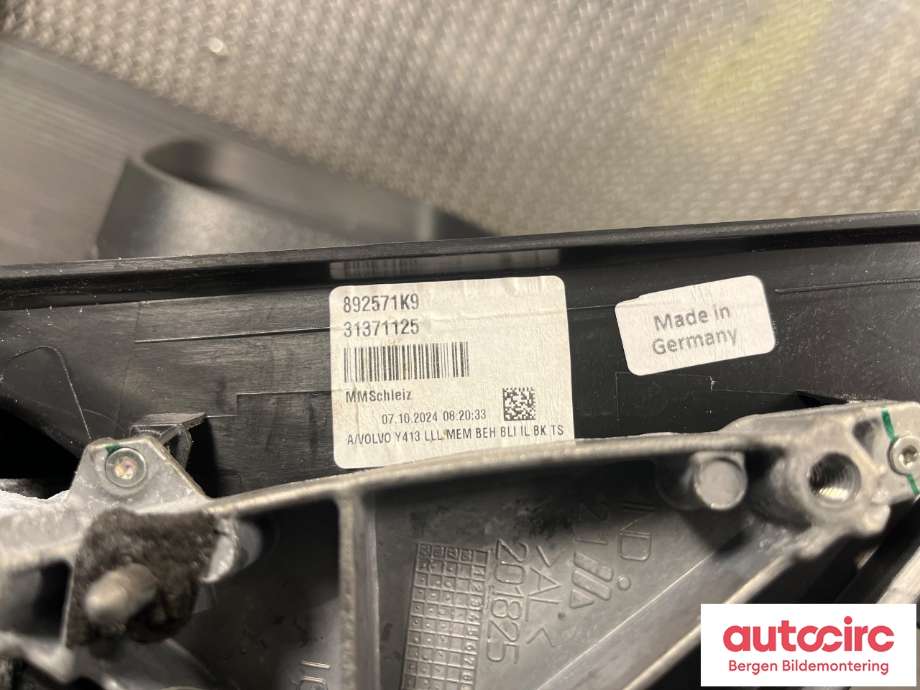 Speil venstre til Volvo XC60 2008-2013 (Type I, Fase 1)  (VOLVO|31371125|)