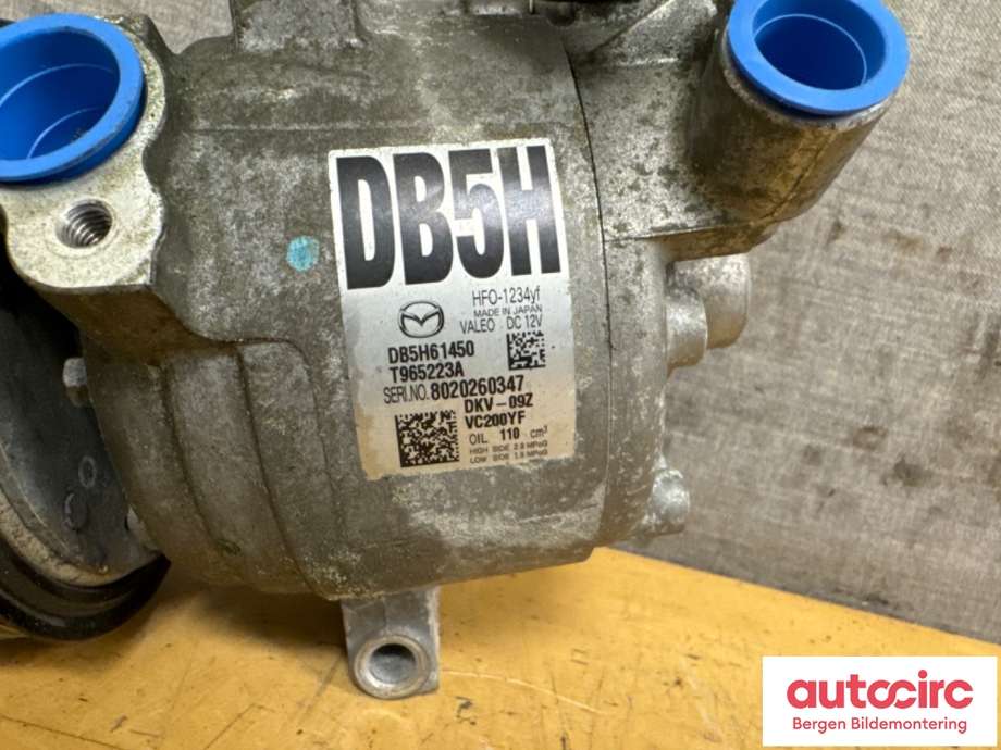 Aircondition kompressor til Mazda CX-3 2015-2022  (MAZDA|DB5H-61-450|DB5H61450)