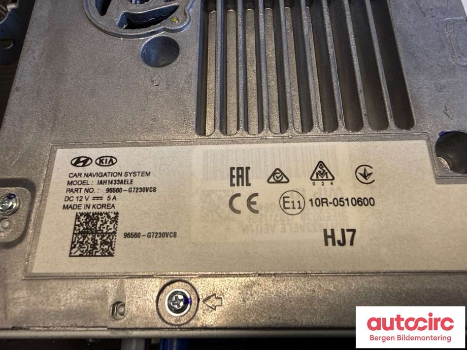 Instrument kjørecomputer til Hyundai Ioniq Electric 2019-->> (Fase 2)  (HYUNDAI|96560G 7230VCS|)