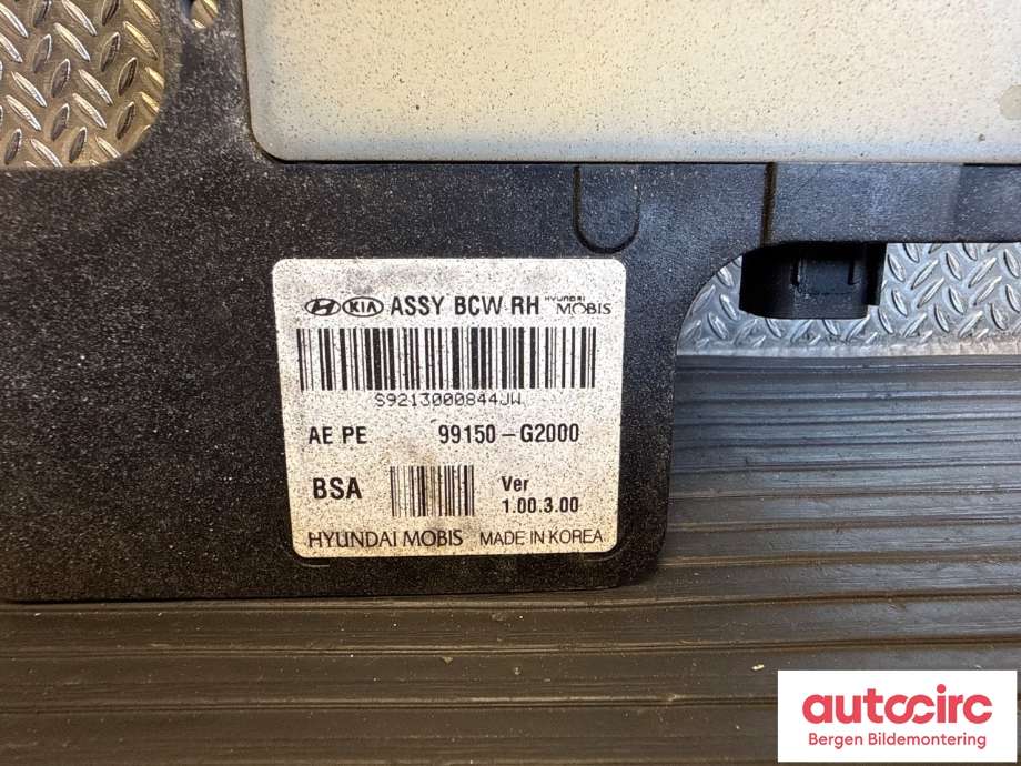 Sensor radar til Hyundai Ioniq Electric 2019-->> (Fase 2) (HYUNDAI|99150G 2000|)
