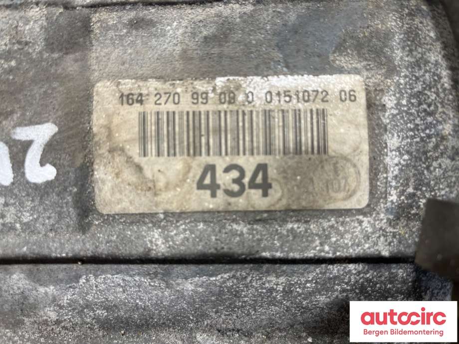 Girkasse automat til Mercedes ML 2005-2011 (W164) (W164) (MERCEDES|A 164 270 48 02|A 209 250 07 02|)