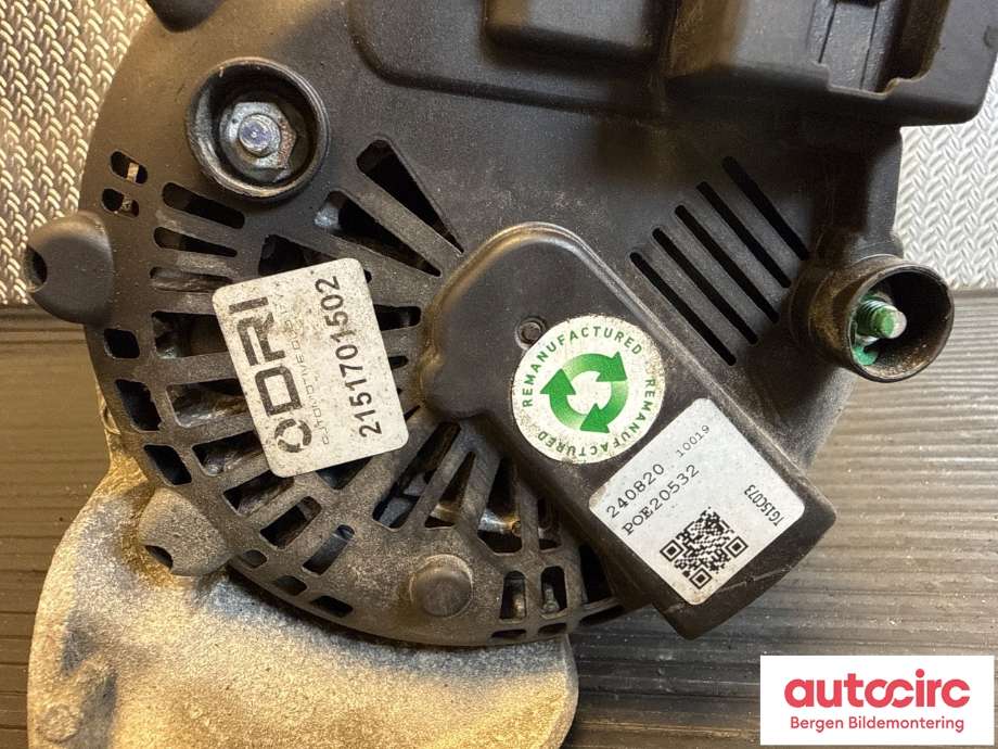 Dynamo til BMW 3-Serie 2005-2011 (E90/E91/E92/E93) (E90/E91/E92/E93) (BMW|12 31 7 802 471|)
