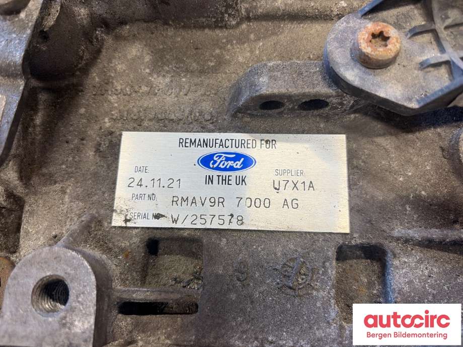 Girkasse automat til Ford S-Max 2010-2015 (Type I, Fase 2)  (FORD|1880970|AV9R-7000-AJ|)
