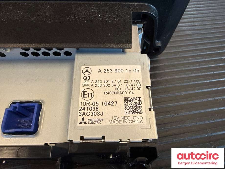 Instrument kjørecomputer til Mercedes Citan 2021-->> (W420) (W420) (MERCEDES|A 253 900 15 05|)