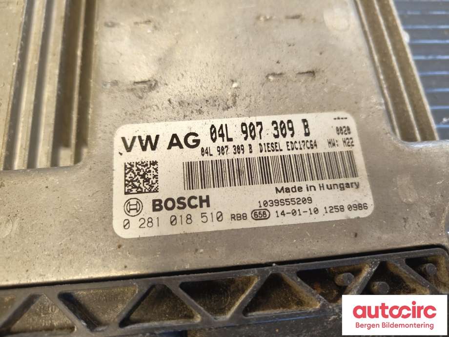 Styreenhet motor til VW Golf VII 2012-2017 (Fase 1)  (VOLKSWAGEN|04L 906 021 M|)