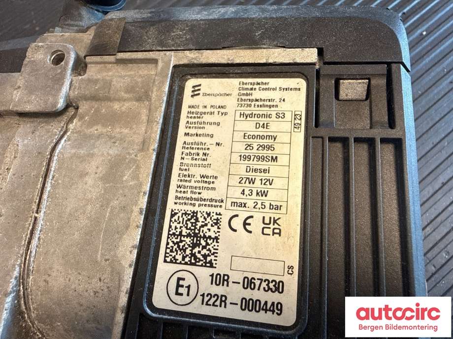 Dieselvarmer til Mercedes Citan 2021-->> (W420) (W420) (MERCEDES||199799SM)