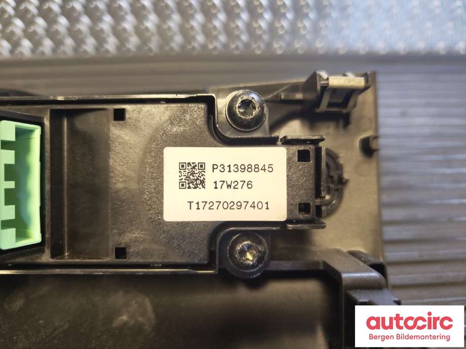 Bilstereo diverse til Volvo XC60 2017-->> (Type II) (VOLVO|31398845|)