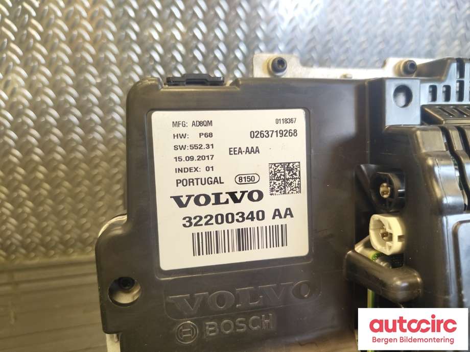 Instrumentpanel til Volvo XC60 2017-->> (Type II)  (VOLVO|36051309|31687669|)