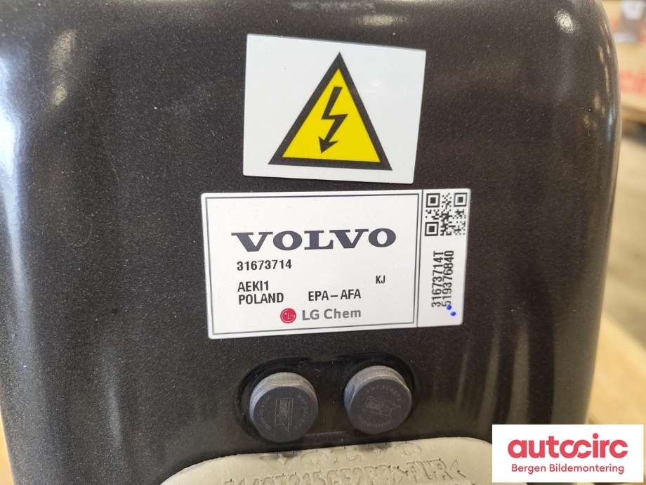 Batteripakke elbil til Volvo V90 / V90 CC / S90 2016-->> (VOLVO|31673714|)