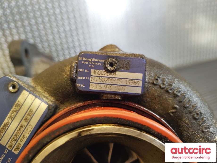 Turbo til Volvo XC60 2008-2013 (Type I, Fase 1)  (VOLVO|36010145|)