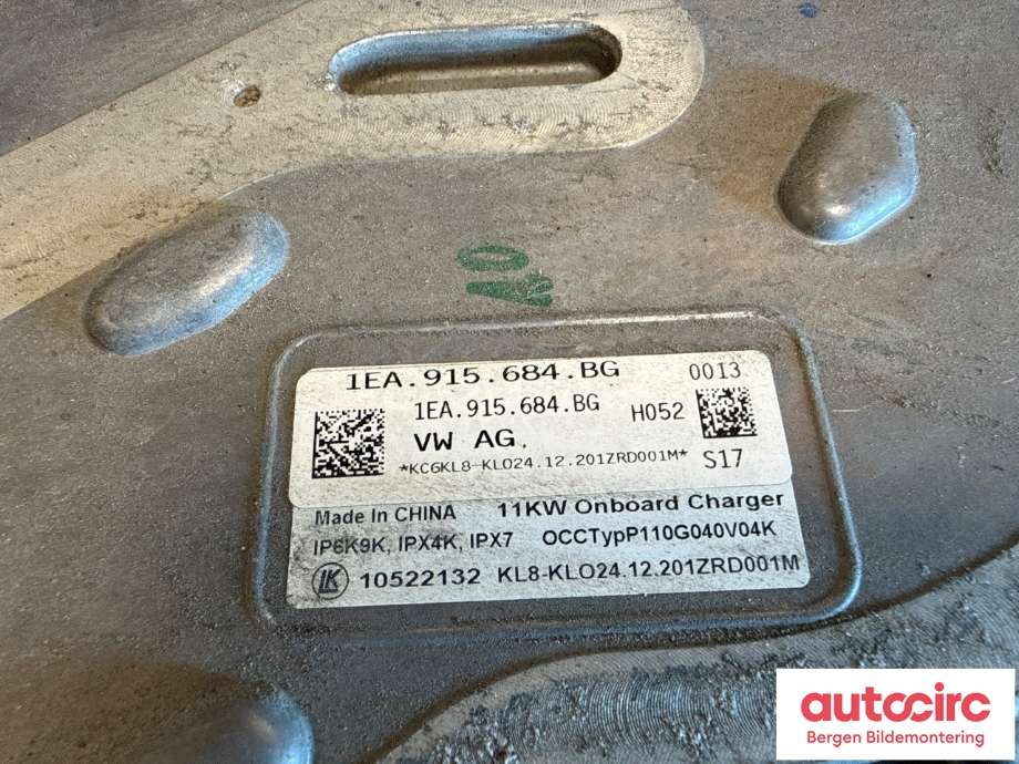 Batterilader (OBC - On Board Charger) til VW ID.4 2020-->>  (VOLKSWAGEN|1EA 915 684 FE|)