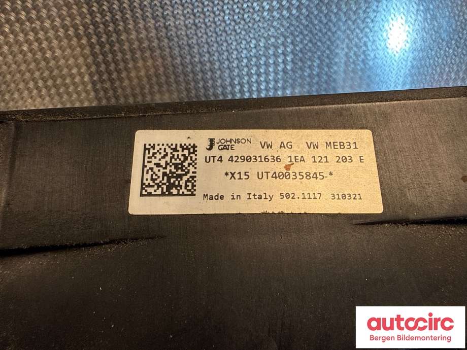 Kjølevifte til VW ID.4 2020-->>  (VOLKSWAGEN|1EA 121 203 E|)