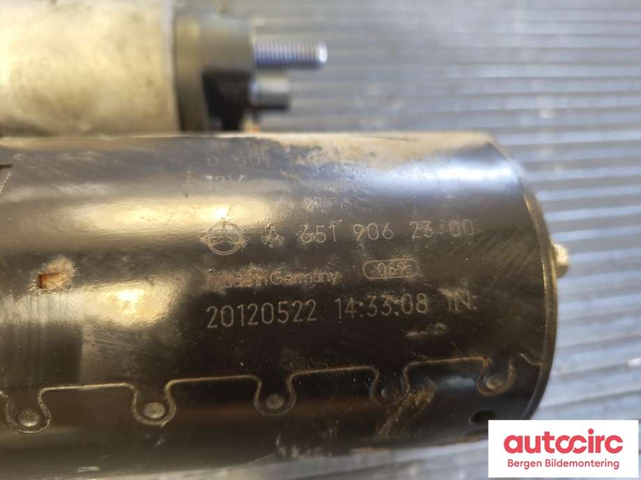 Starter diesel til Mercedes E-Klasse 2009-2013 (Fase 1) (W212) (W212) (MERCEDES|A 651 906 28 00|)