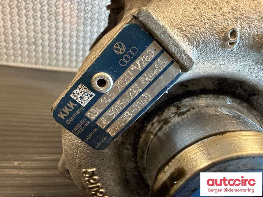 Turbo til Audi A4 2007-2014 (Type IV) (B8) (B8) (AUDI|03L 145 701 D|)