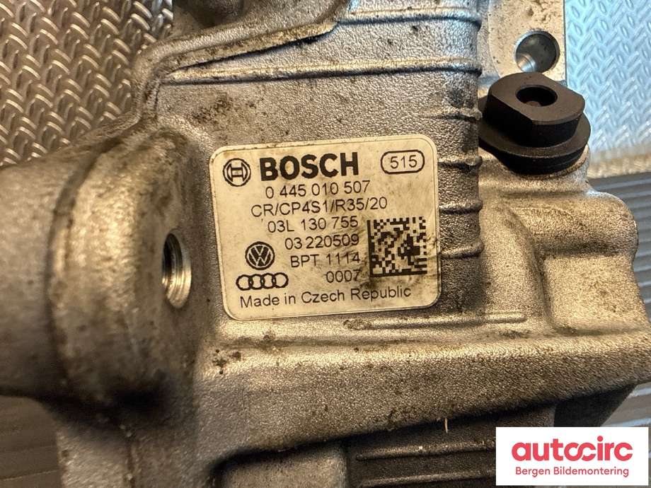 Dieselpumpe fødepumpe til Audi A4 2007-2014 (Type IV) (B8) (B8) (AUDI|03L 130 755 R|03L 130 755 A|)