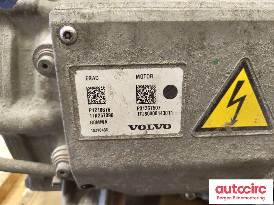 Motor elbil bak til Volvo XC60 2017-->> (Type II)  (VOLVO|36013004|)