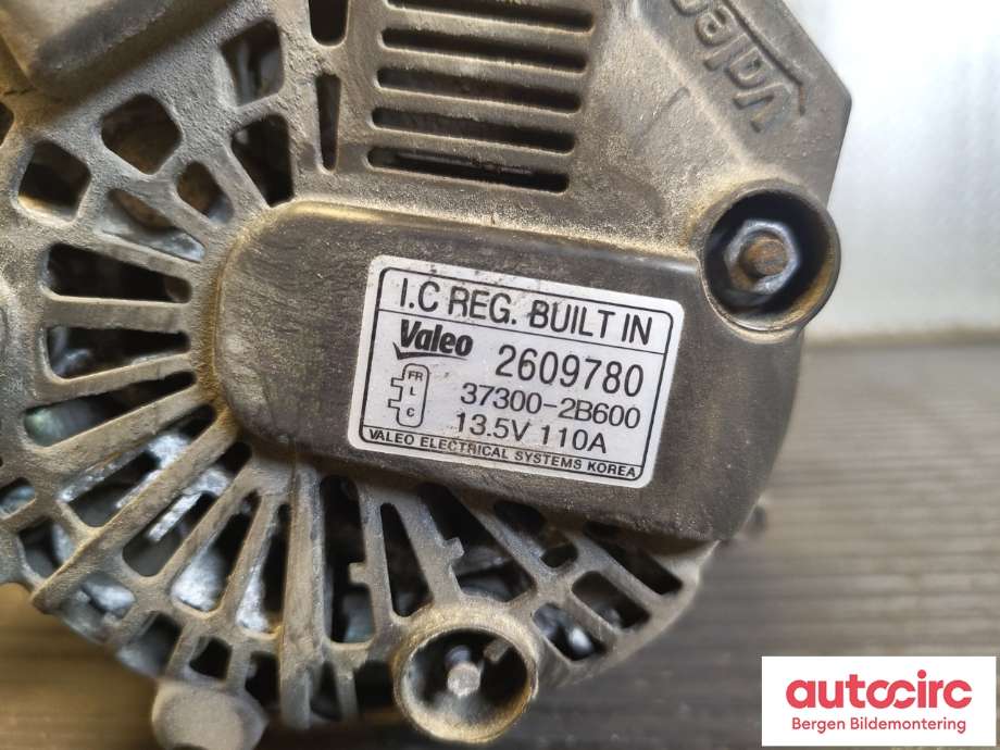 Dynamo til Kia Sportage 2010-2016 (Type III) (KIA|37300 2B600|)