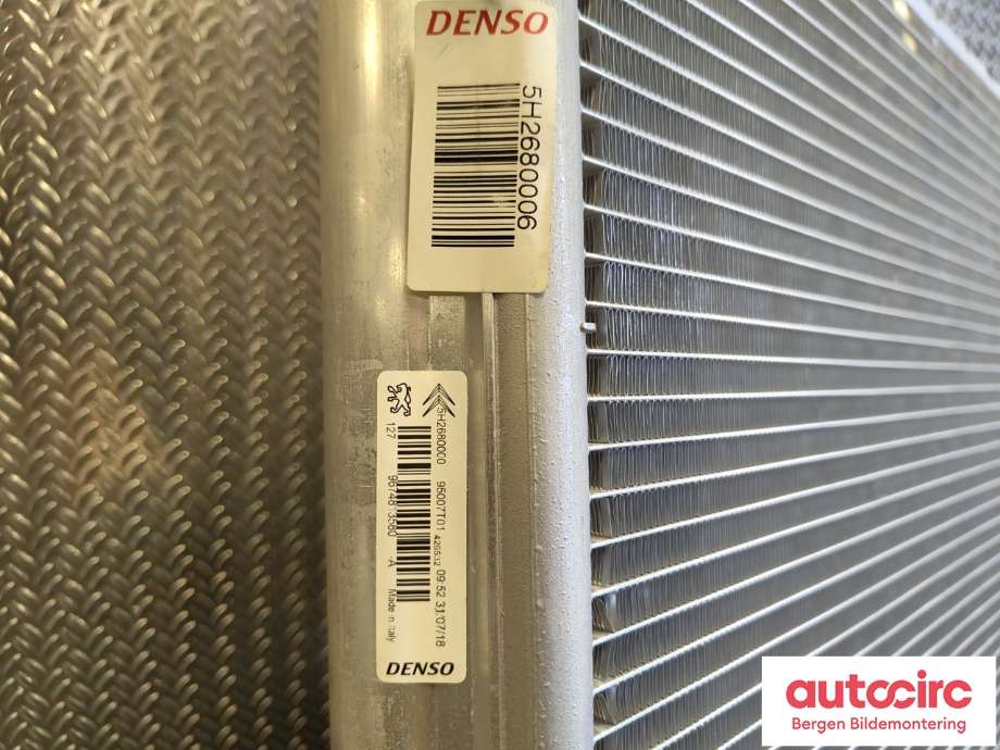 Aircondition radiator til Peugeot 207 2006-2012 (96 748 135 80||6455 JF)