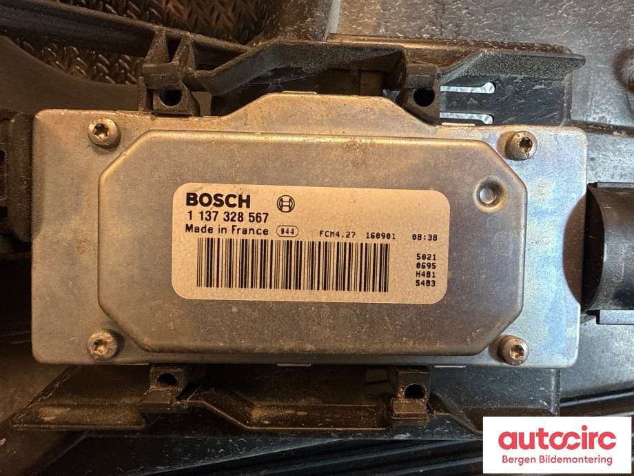 Kjølevifte til Ford Focus 2014-2018 (Type III, Fase 2) (FORD|1873984|8V61-8C607-FD|)