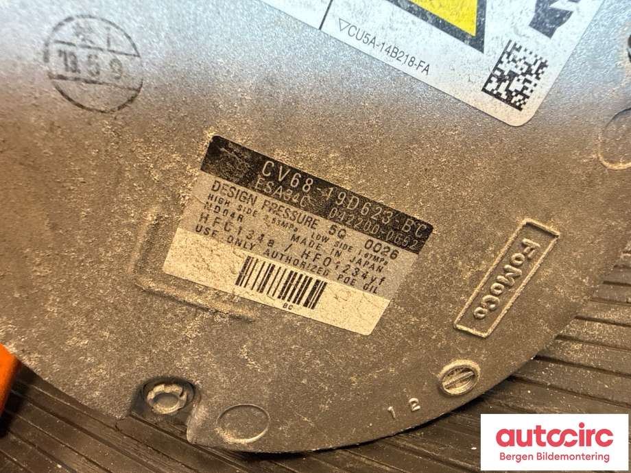 Aircondition kompressor til Ford Focus 2014-2018 (Type III, Fase 2) (FORD|1794539|CV68-19D623-BC|)