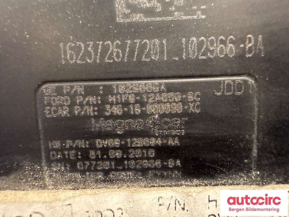 Styreenhet diverse til Ford Focus 2014-2018 (Type III, Fase 2) (FORD||H1F8-12A650-BC)
