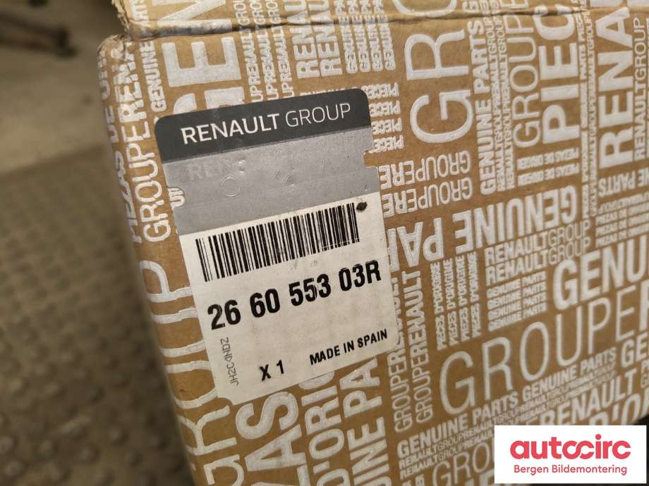 Tåkelykt venstre foran til Renault Captur 2013-2020 (Type I) (266055303R|)