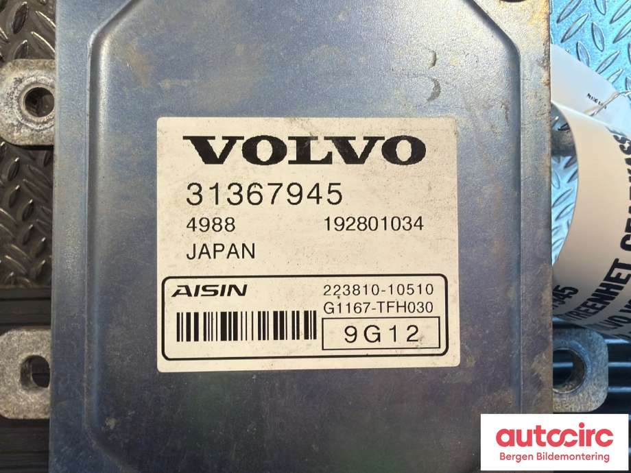 Styreenhet girkasse til Volvo V90 / V90 CC / S90 2016-->> (VOLVO|31367945|)