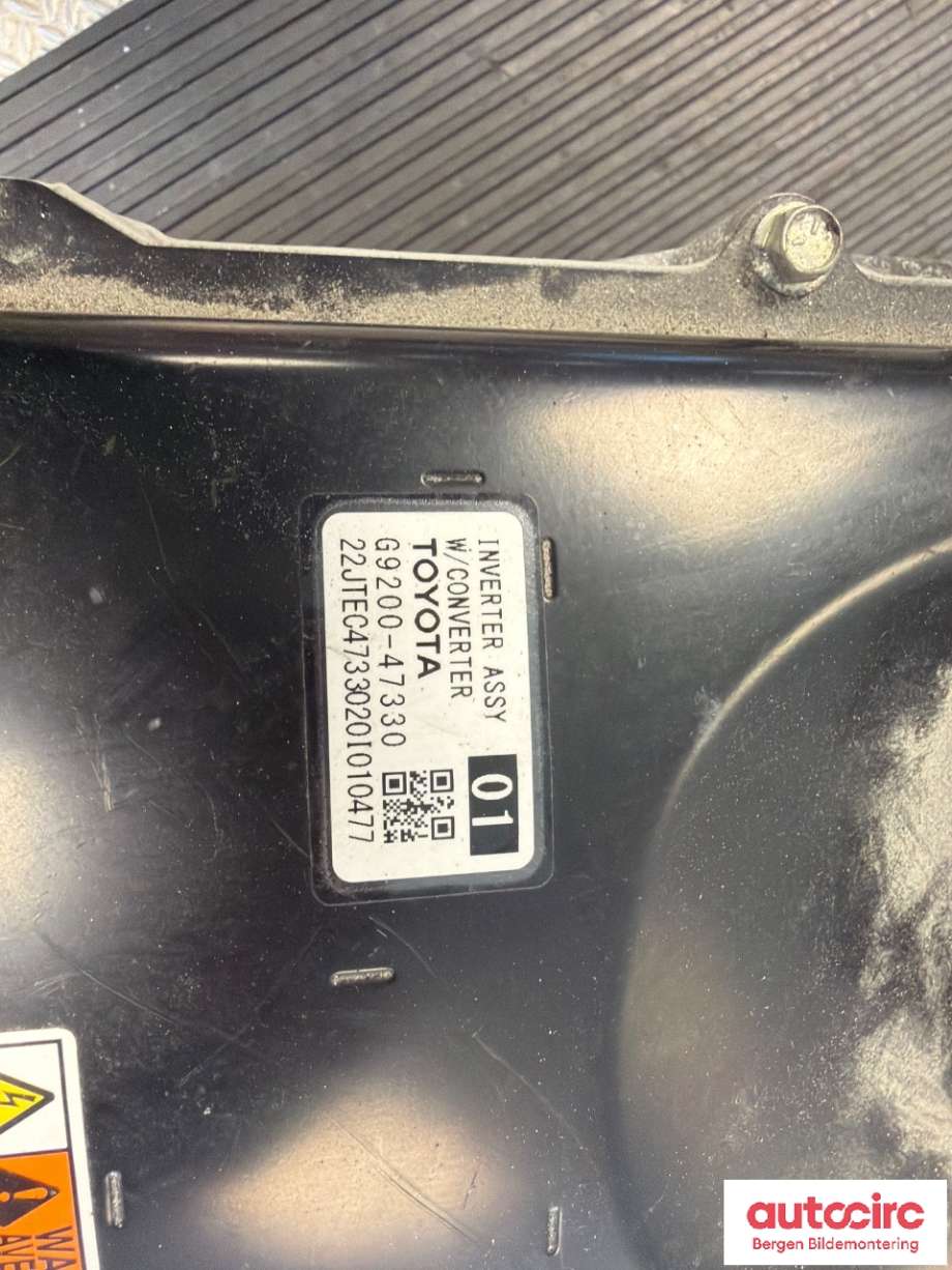 Inverter hybrid til Toyota C-HR 2016-->> (TOYOTA|G920049136|G920049135|)