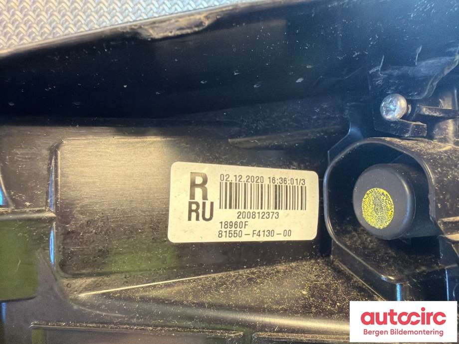Baklykt høyre til Toyota C-HR 2016-->>  (TOYOTA|81550F4130|)