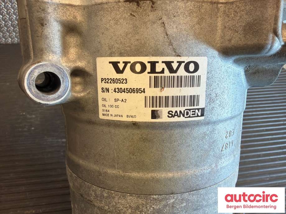Aircondition kompressor til Volvo V90 / V90 CC / S90 2016-->> (VOLVO|36012838|)