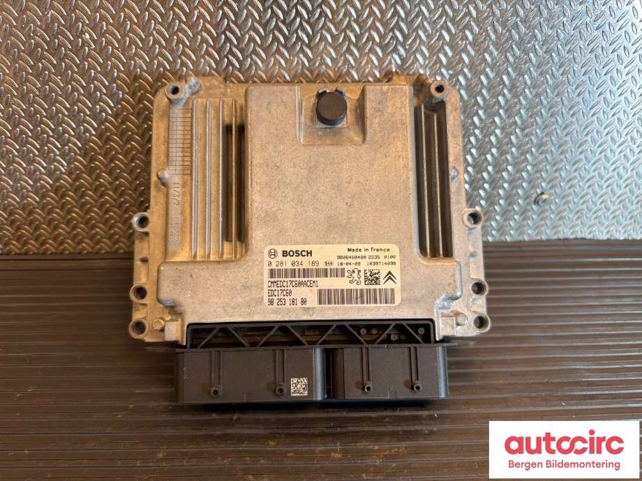 Styreenhet motor til Citroën Berlingo 2015-2019 (Type II, Fase 2) (CITROEN|16 136 452 80||98 253 181 80)