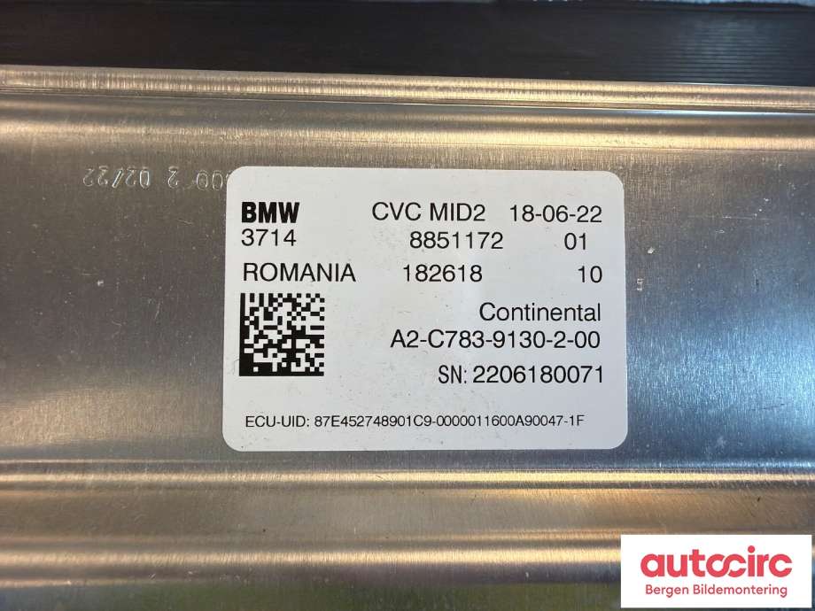 Styreenhet diverse til BMW iX3 2021-->>  (BMW|37 14 8 860 971||37 14 8 851 172)