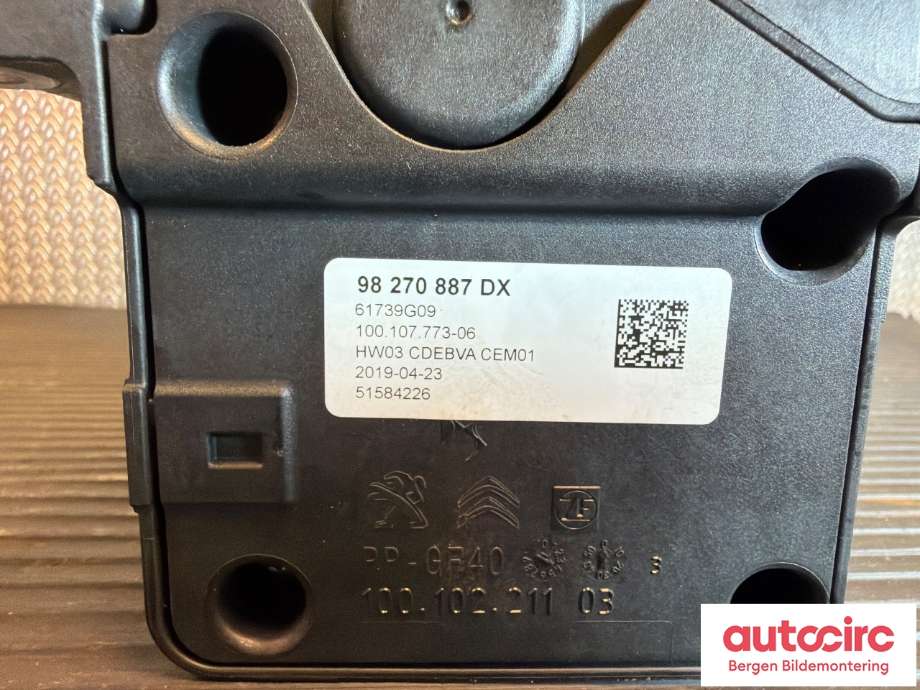 Girstang/girvelger automat til Peugeot 508 2018-->> (Type II) (PEUGEOT|1631888580|)