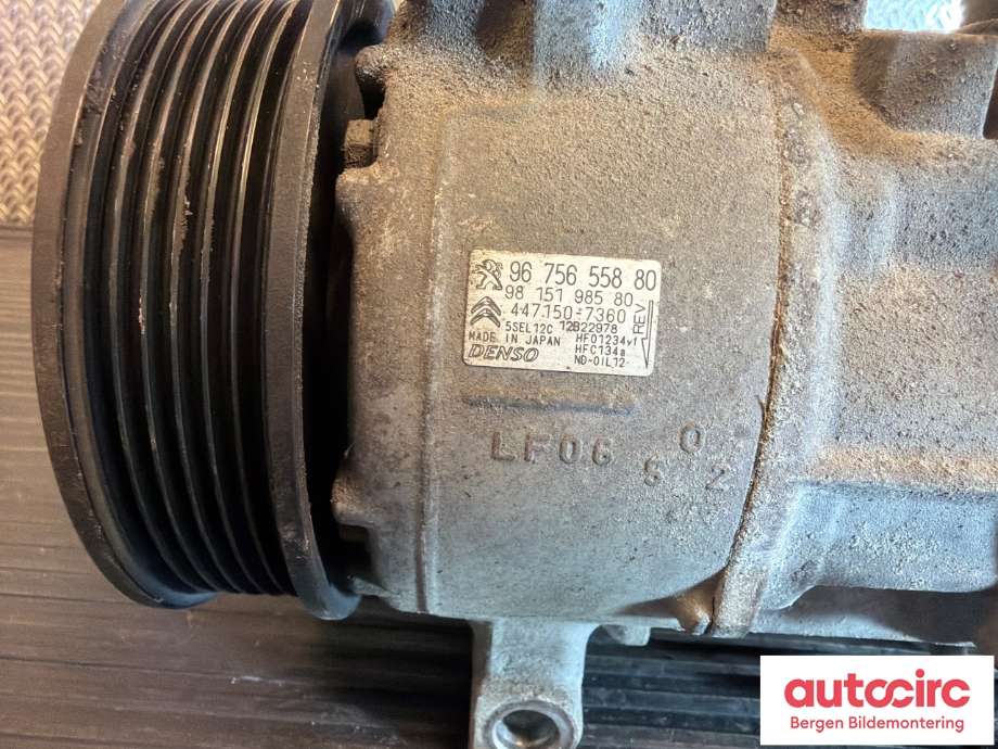 Aircondition kompressor til Peugeot 508 2018-->> (Type II)  (PEUGEOT|9815198580|)