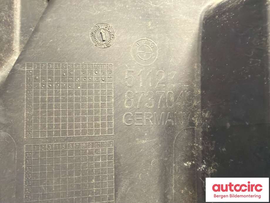 Diverse deler til BMW iX3 2021-->>  (BMW|51 12 8 737 049|)
