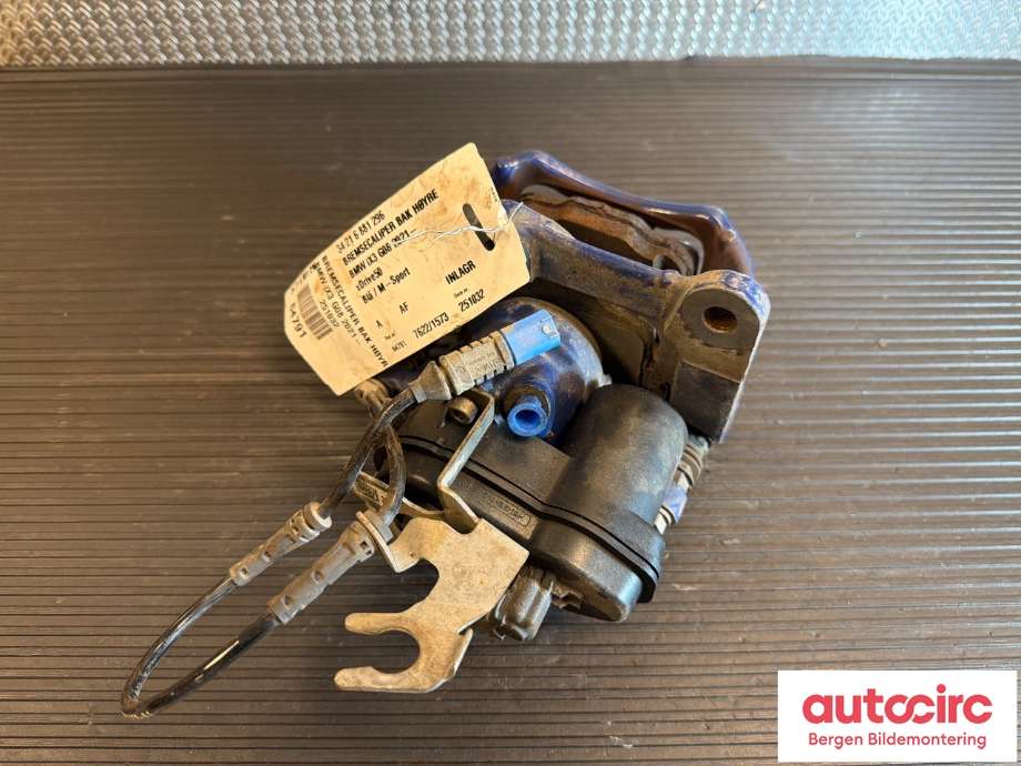 Bremsecaliper høyre bak til BMW iX3 2021-->> (BMW|34 21 6 881 296|)