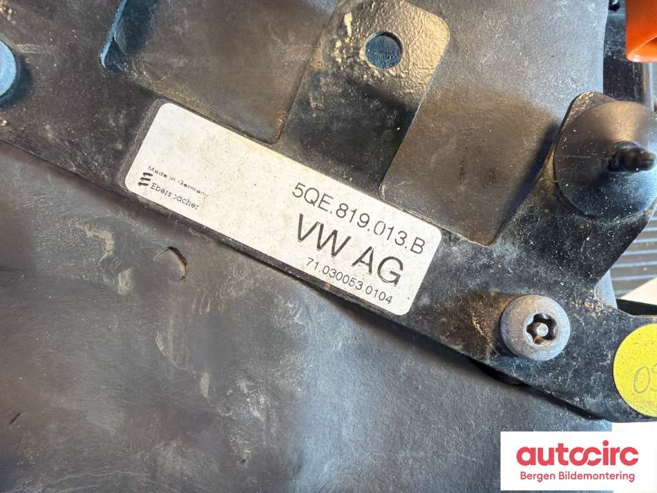 Varmeapparat register til VW e-Golf 2014-2017 (Fase 1) (VOLKSWAGEN|5QE 819 013 B|)