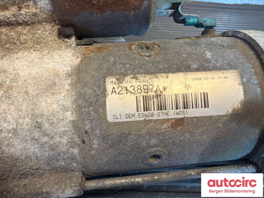 Starter diesel til Volvo XC60 2014-2017 (Type I, Fase 2) (VOLVO|36051770|)