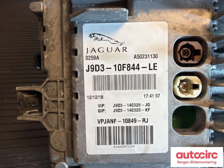 Instrumentpanel til Jaguar I-PACE 2018-->> (JAGUAR|T4K8236||J9D310F844LG)
