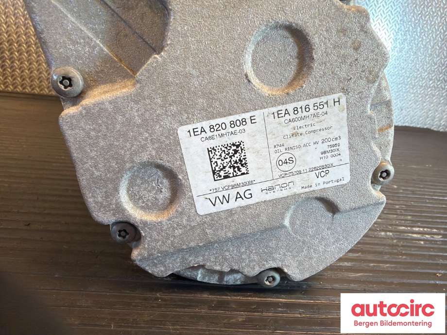 Aircondition kompressor til VW ID.5 2022-->>  (VOLKSWAGEN|1EA 820 808 H|1EA 820 808 E|)