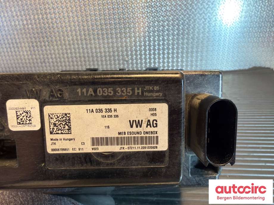 Høyttaler motorlyd, AVAS (Acoustic Vehicle Alerting System) til VW ID.5 2022-->>  (VOLKSWAGEN|11A 035 335 H|)