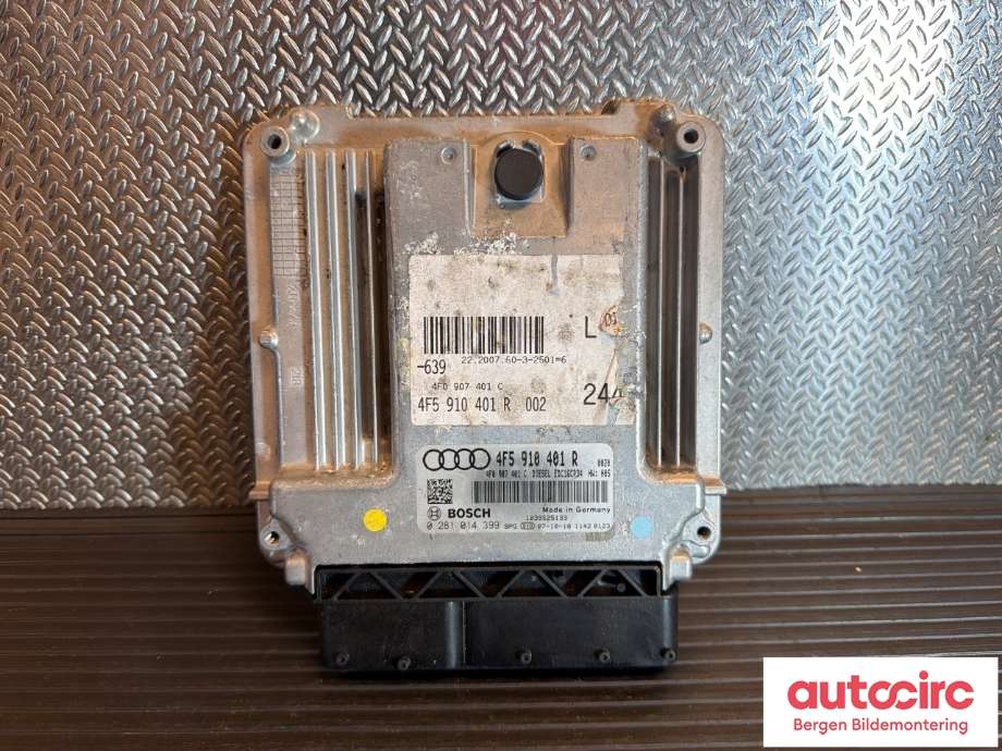 Styreenhet motor til Audi A6, 2008-2011 (Type III, Fase 2) (C6) (C6) (AUDI|4F5910401RX)